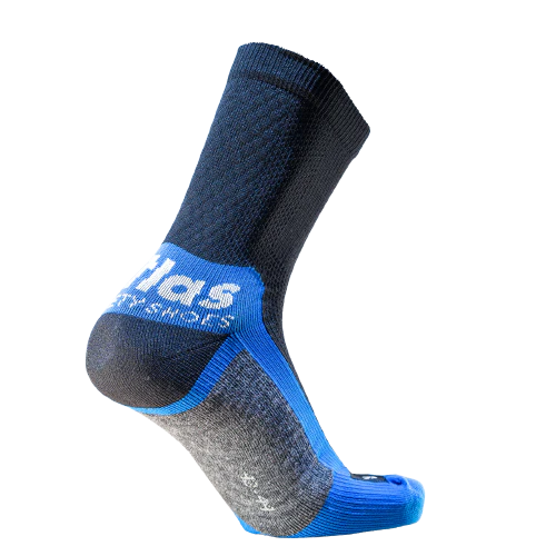 Atlas performance workwear sock | blauw zwart | maat 39 - 4043692447681