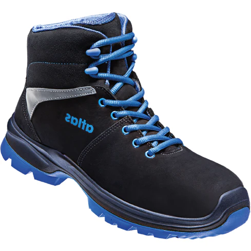 Atlas werkschoen sl 80 2.0 hoog s2 | zwart blauw w12 | maat 47 - 00.012.136.47