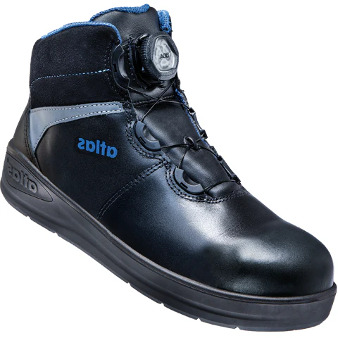 Atlas werkschoen thermotech 9800 boa hi hro s3 | zwart | maat 45 - 4043692392363