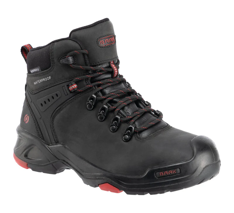 Baak bailey 6645 s3 | zwart rood | maat 46 - 4031783002871