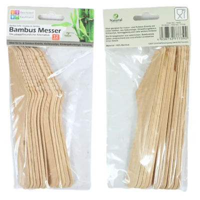 Bamboe messen 16.5 cm 12 stuks | 24 stuks - Image 2