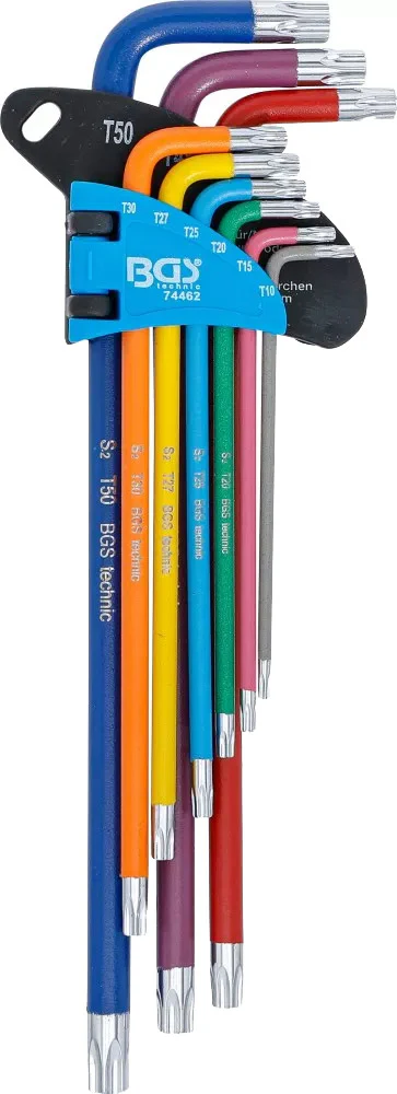 Bgs technic hex key set extra long for torx with hole 9-piece set - Image 2