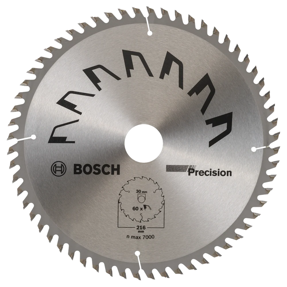 Bosch accessoires cirkelzaagblad precision 216x30x2,5,t60 - 2609256935