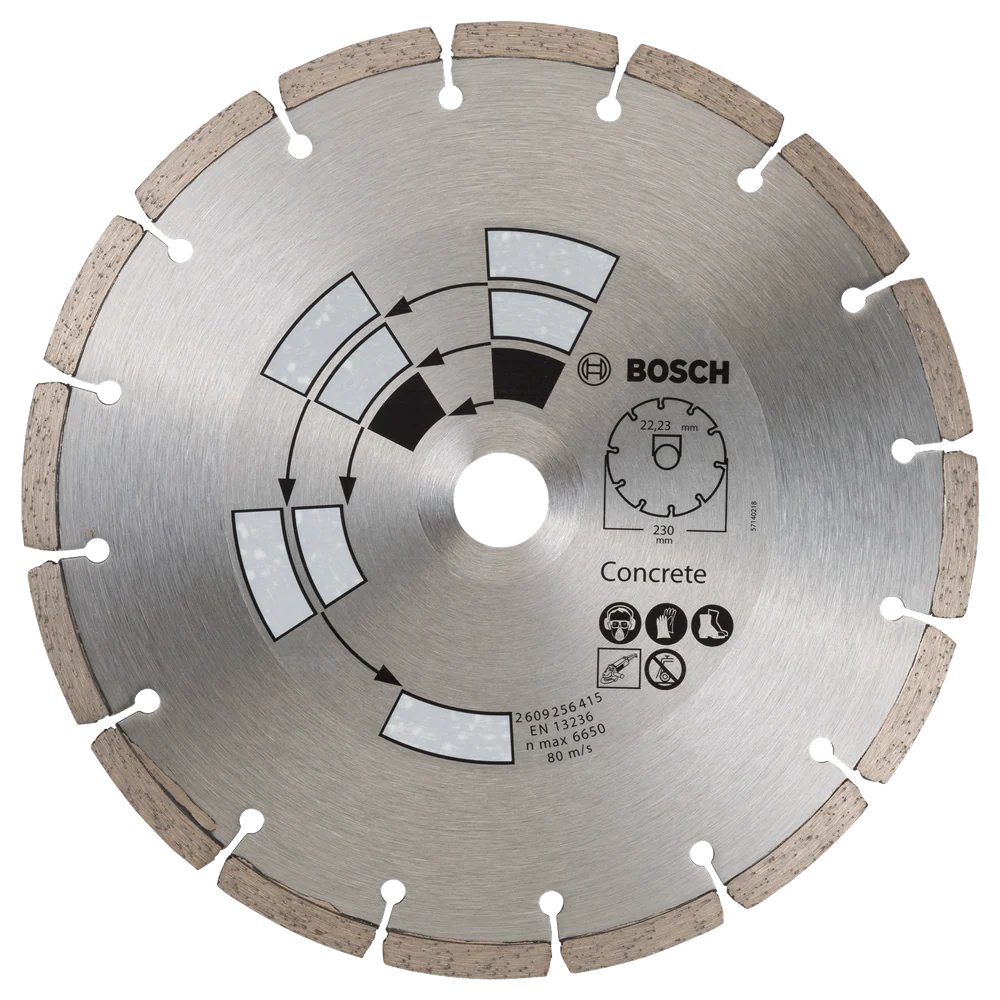 Bosch accessoires diamantdoorslijpschijf beton | 230 mm - 2609256415
