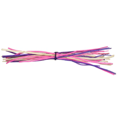 Bundel decoratie hout naturel roze paars 100 cm | 20 stuks