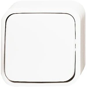 Busch jaeger wit opbouw schakelaar wissel - 4693140