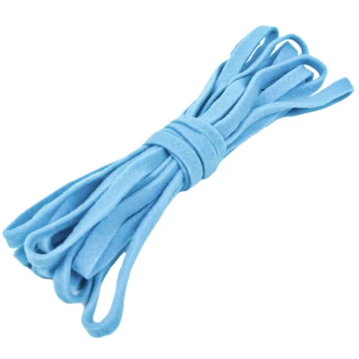 Decoratie lint vilt blauw 10 m | 24 stuks