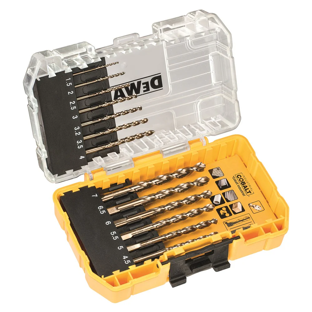 Dewalt accessoires hss industrial cobalt metaalboor 13-delige set - dt4968-qz