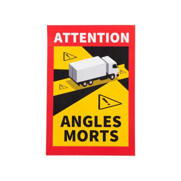 Dodehoek sticker angles morts
