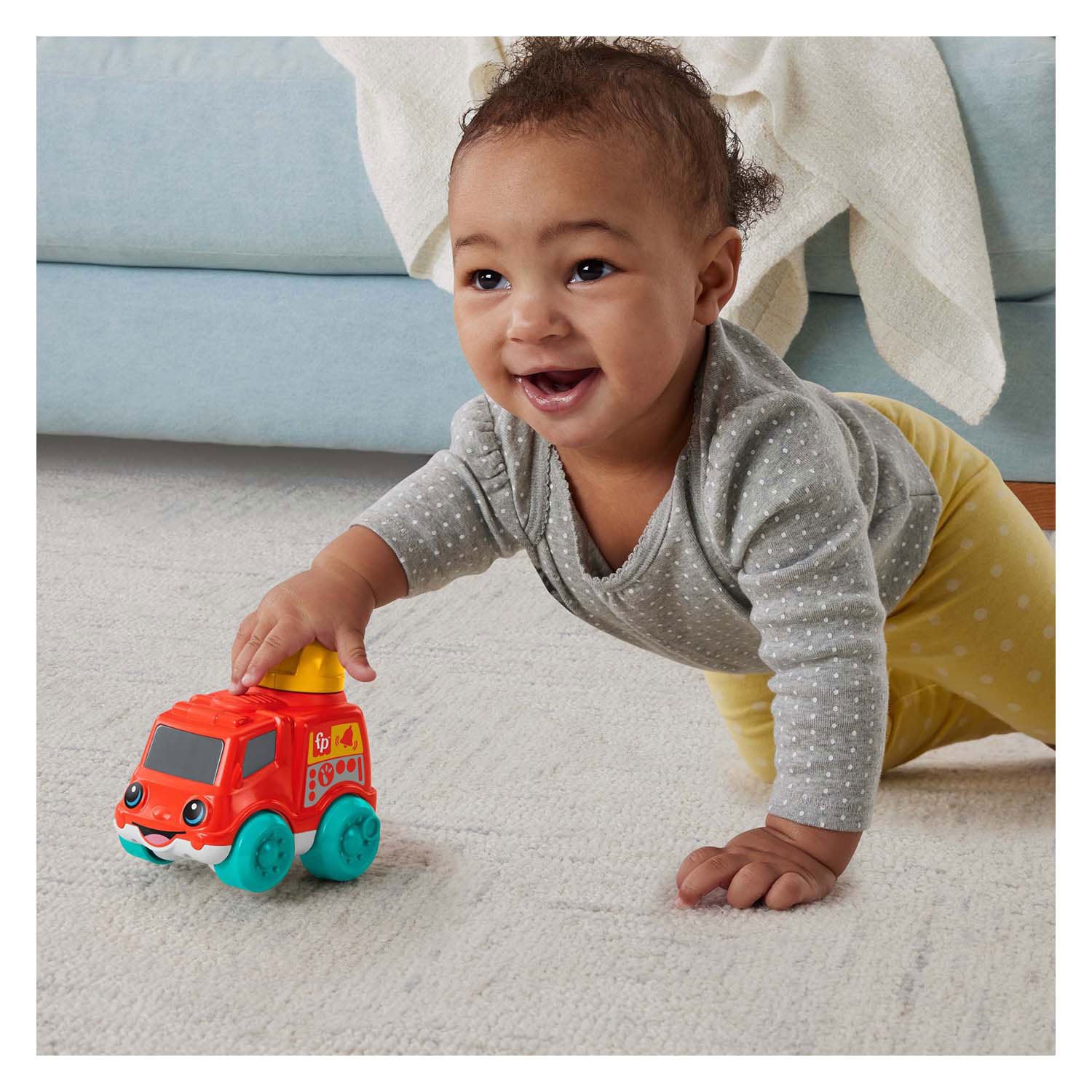 Fisher price duw voertuig rood - Image 4