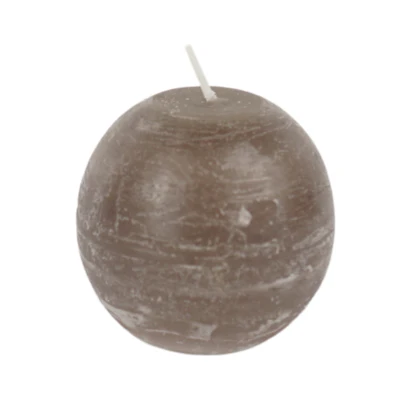Gala bolkaars taupe 8 x 8 cm | 12 stuks