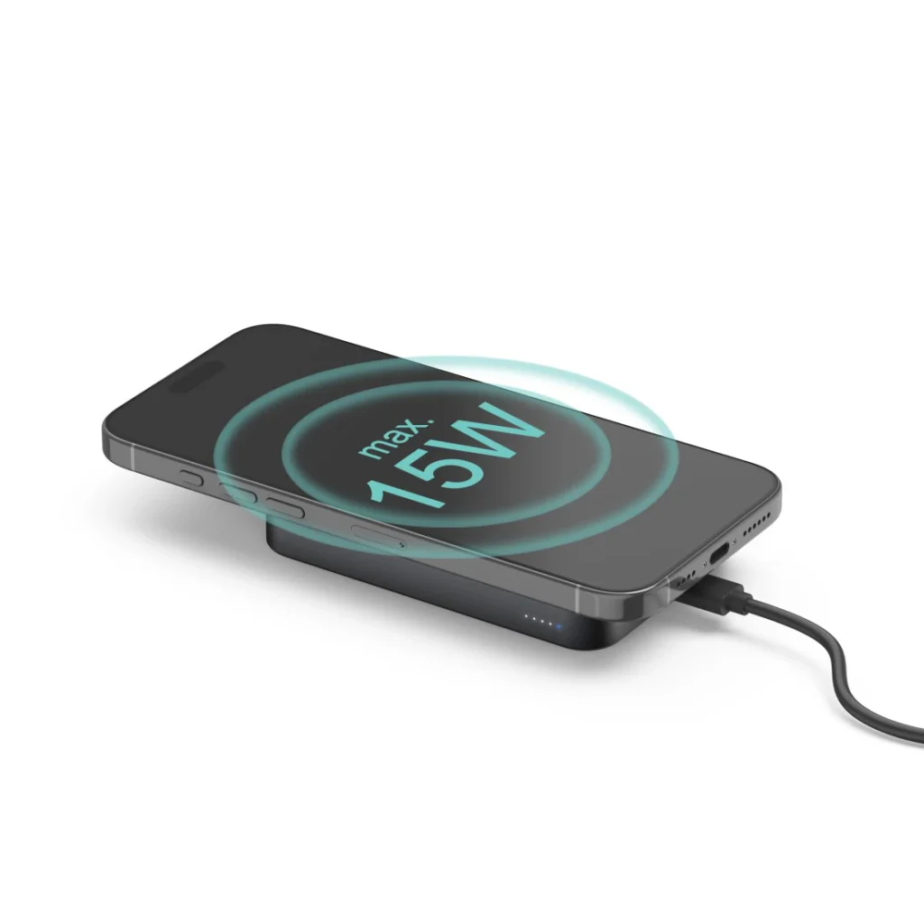 Hama qi2 wireless power pack 10000mah inductief opladen antraciet - Image 6