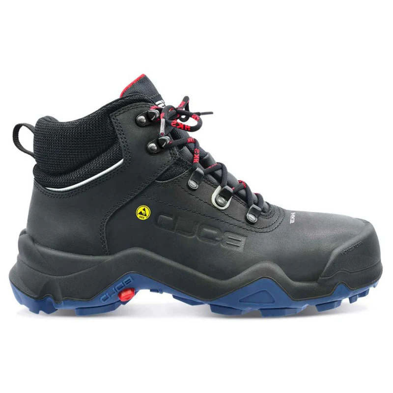 Hks werkschoen delta 1 stp hoog s3 esd | zwart blauw | maat 39 - 00.162.026.39