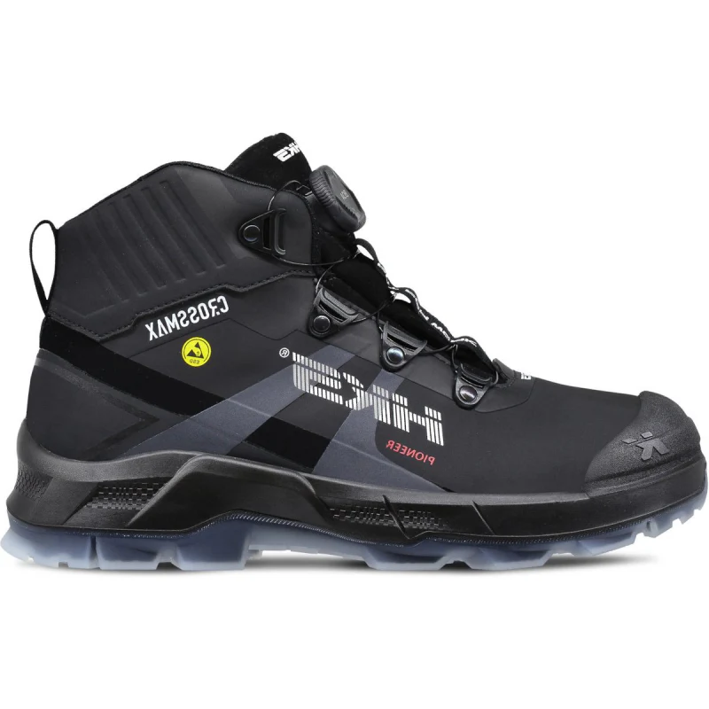 Hks werkschoen pioneer boa s3s hoog + kn | zwart | maat 41 - 4040005162415