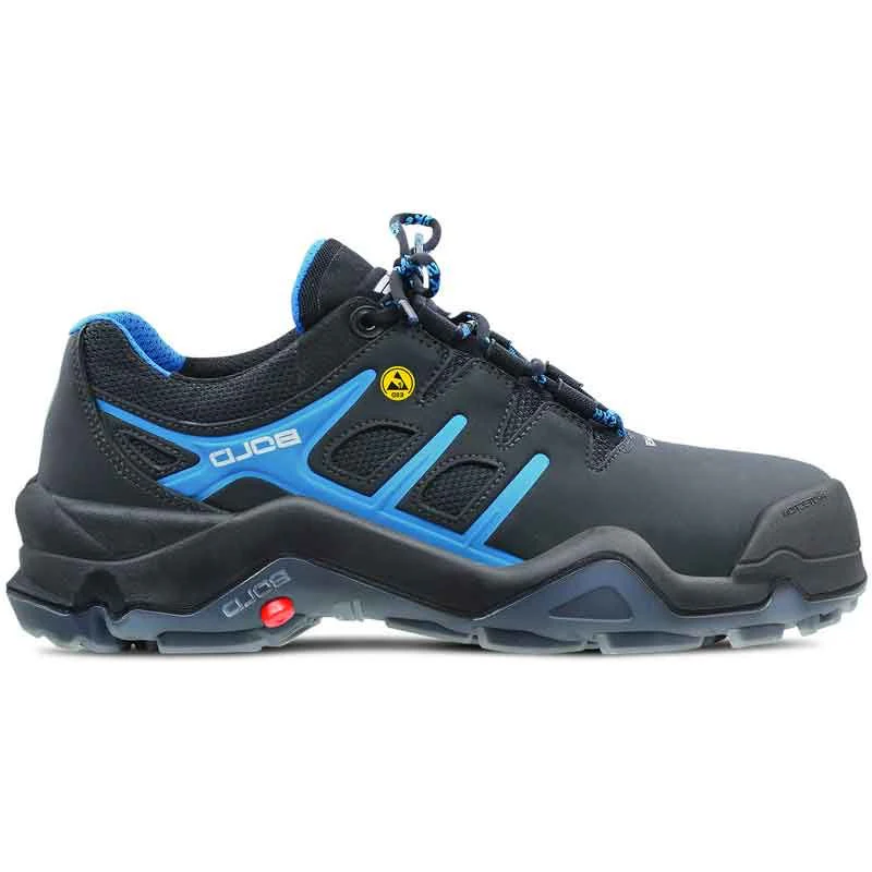Hks werkschoen targa 2 vtp metaalvrij laag s3 esd | zwart blauw | maat 42 - 00.162.094.42