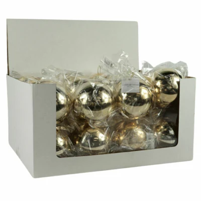 Kerstbal goudkleurig 10 cm | 24 stuks - Image 2