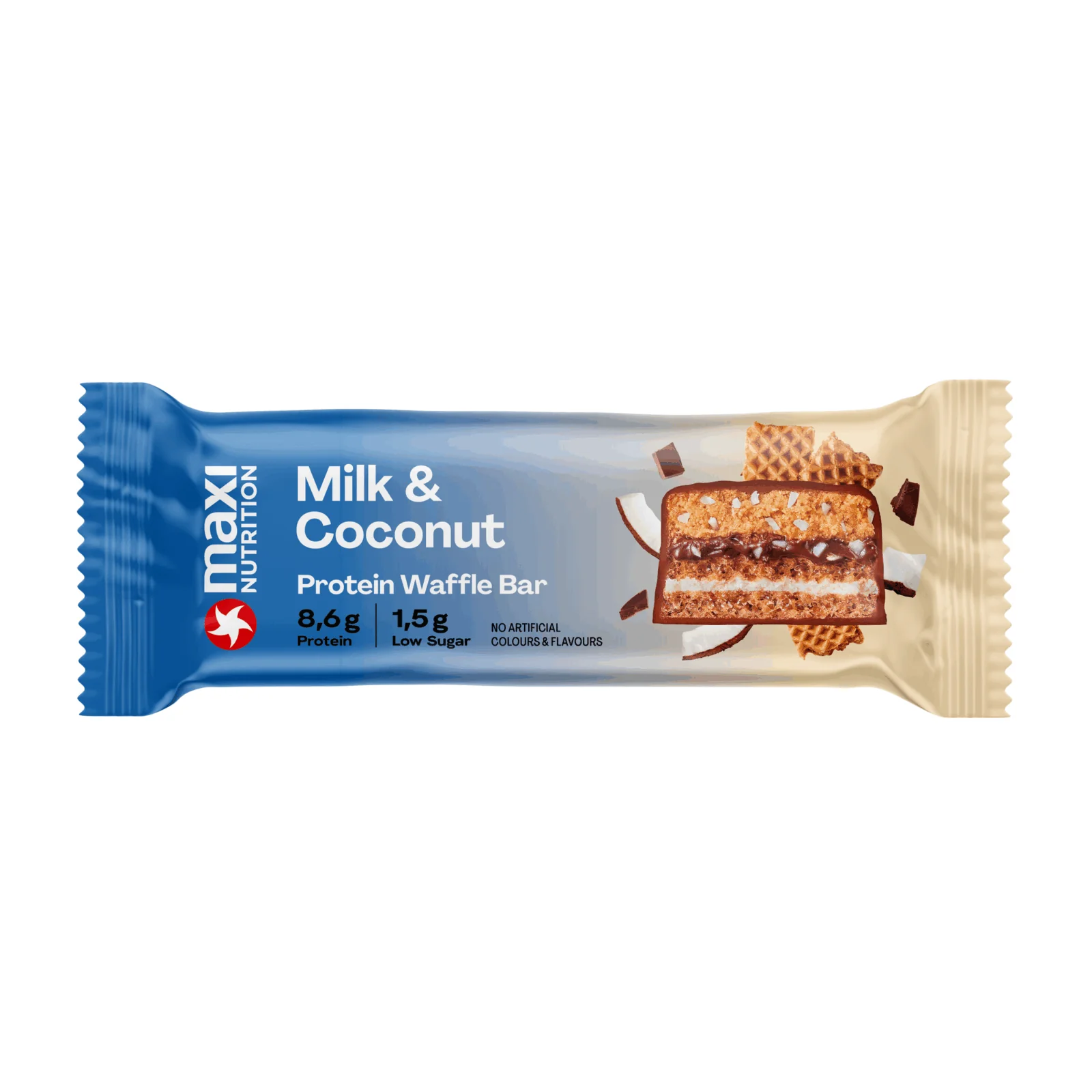 Maxi nutrition maxinutrition waffle bar milk coconut (12x 40g)