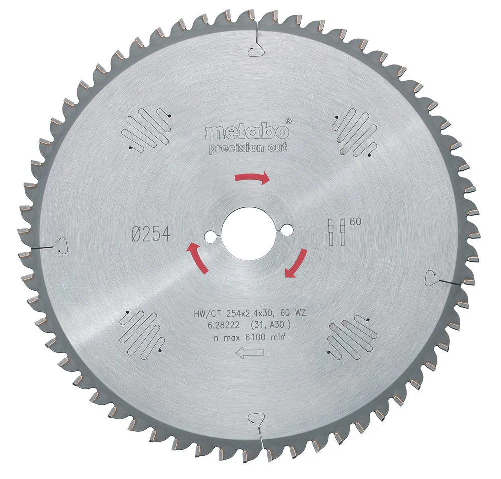 Metabo accessoires cirkelzaagblad hw ct ø 315x30, 48 wz - 628224000