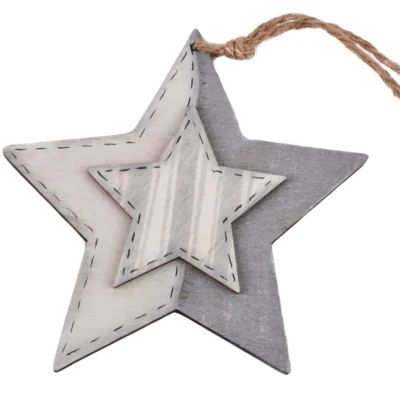 Ngk hanger star grijs 19 cm | 24 stuks - Image 2