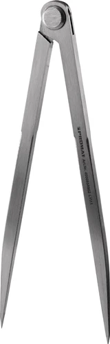 Promat tecwerk puntpasser | lengte 150 mm | met klinkscharnier - 4000858900