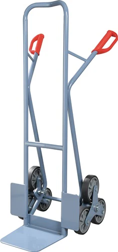 Promat tecwerk trapsteekwagen | hoogte 1300 mm schep-mt. l250xb320mm | stalen buis 3armige wielster | volledig rubberen wielen - 9000443160