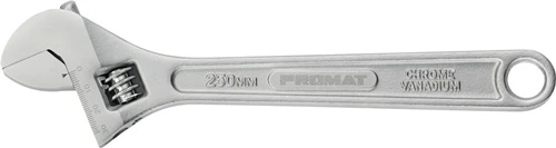 Promat tecwerk verstelbare moersleutel | max. 24 mm | lengte 200 mm | met instelschaal - 4000823827