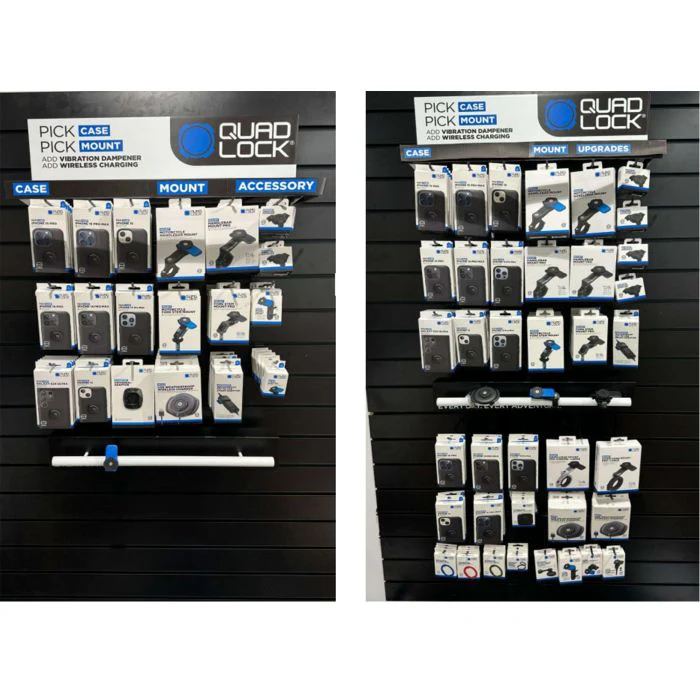 Quad lock slat wall display - Image 2