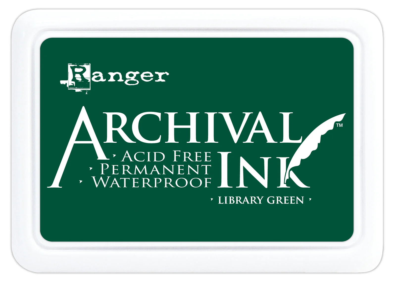 Ranger ink ranger • archival ink pad library green