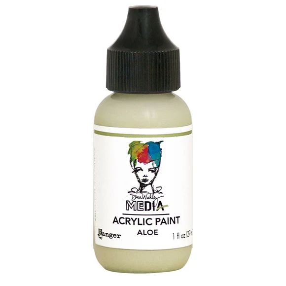 Ranger ink ranger • dina wakley media heavy body acrylic paint aloe