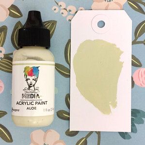 Ranger ink ranger • dina wakley media heavy body acrylic paint aloe - Image 2