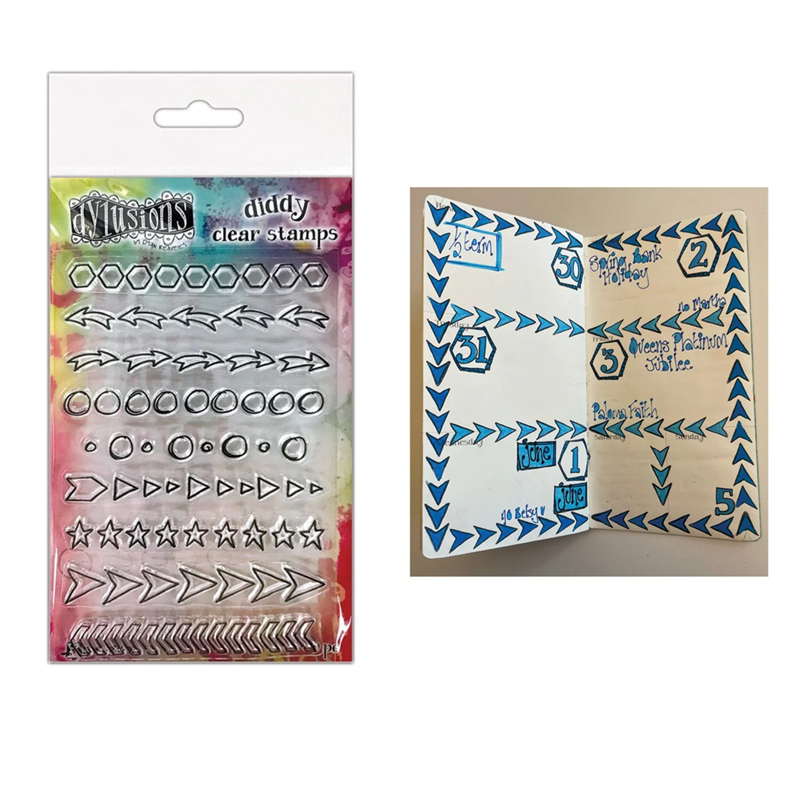 Ranger ink ranger • dylusions diddy clear stamps doodles - Image 2