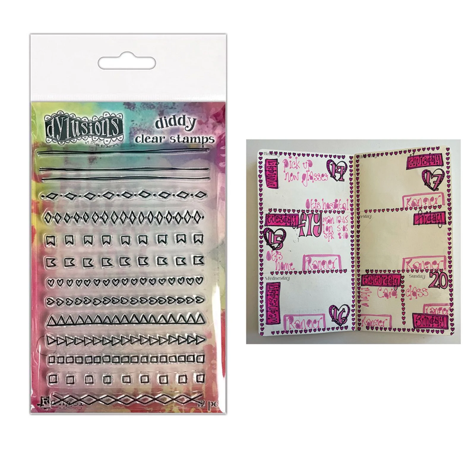 Ranger ink ranger • dylusions diddy clear stamps mini doodles - Image 2