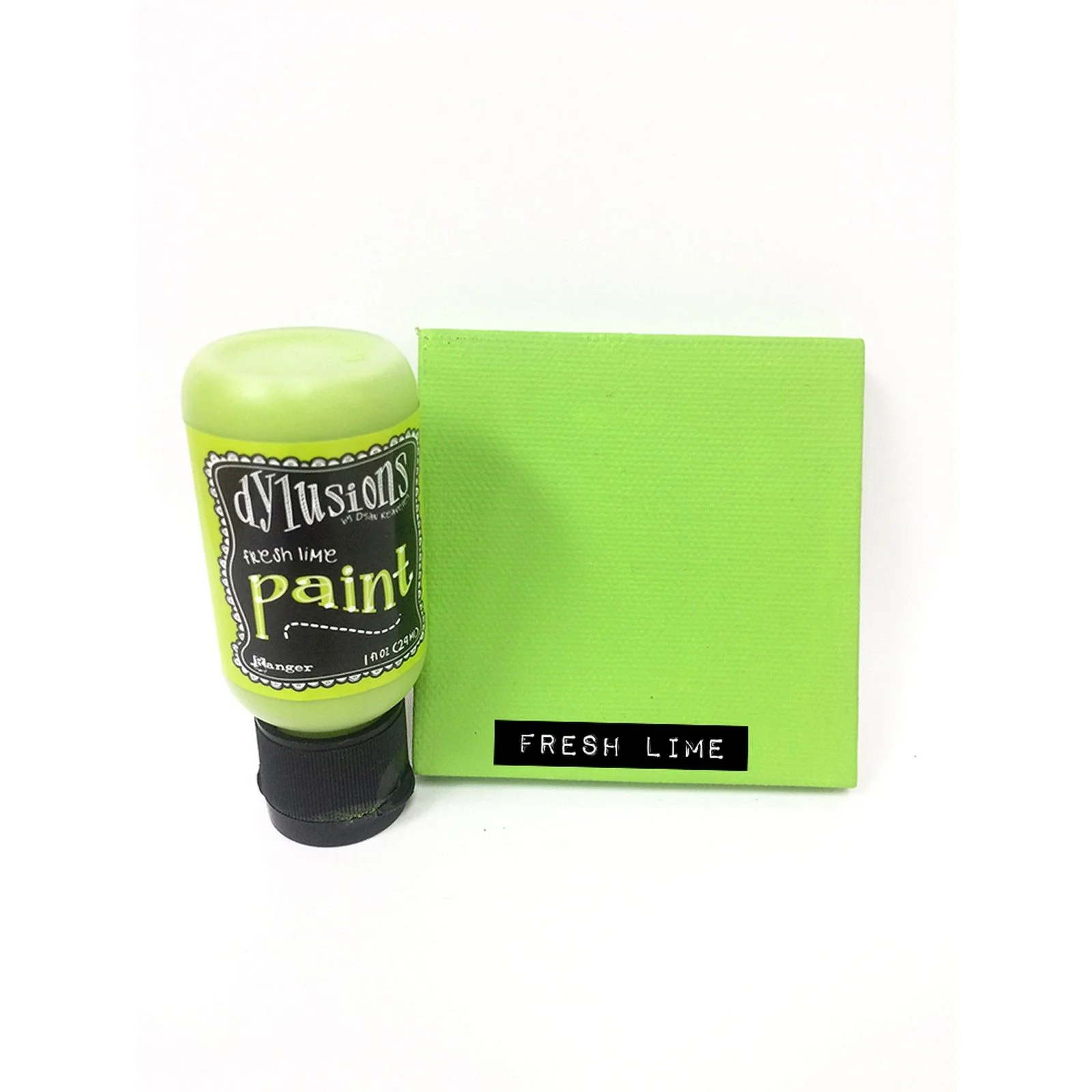 Ranger ink ranger • dylusions paint flip cap bottle fresh lime 29ml - Image 2