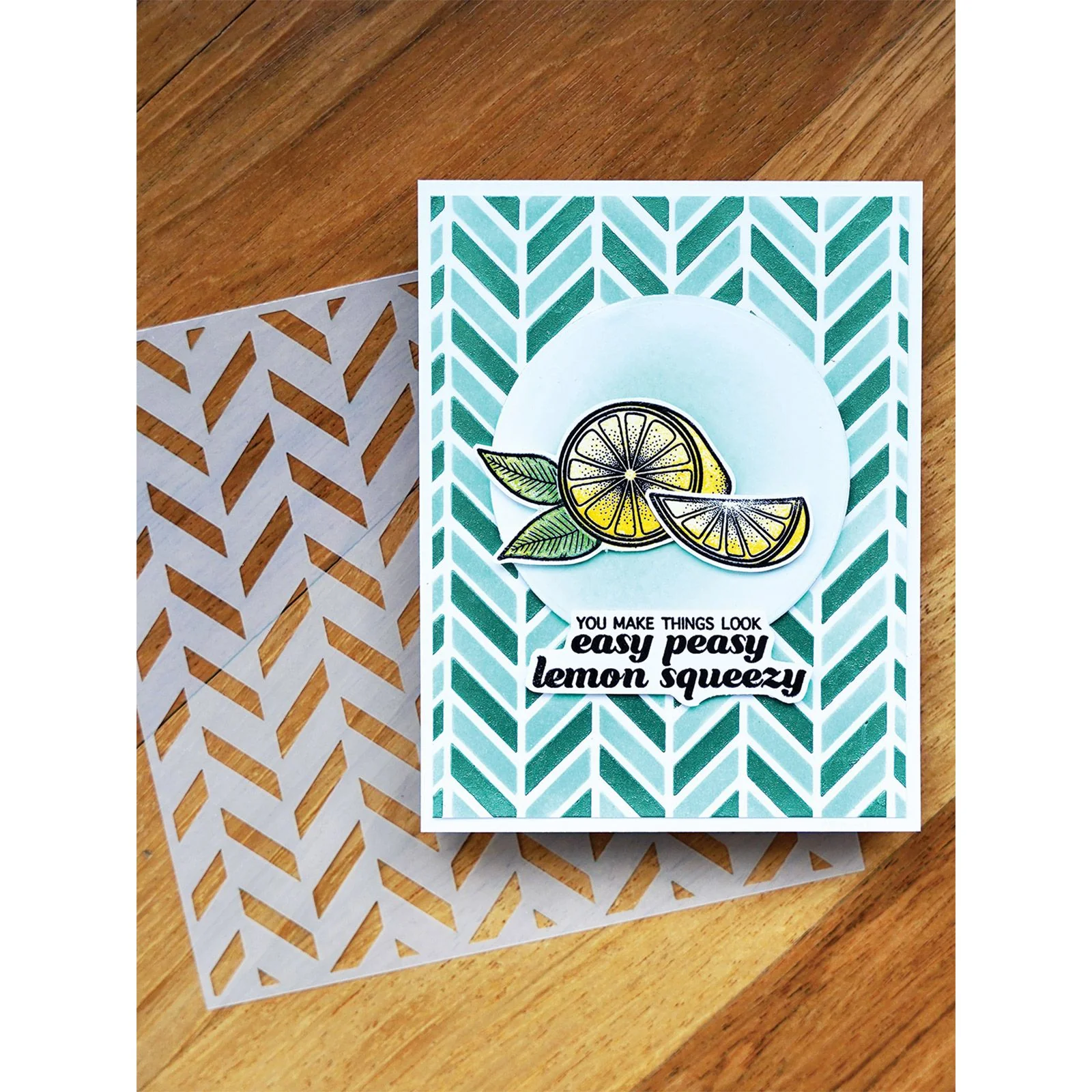 Ranger ink ranger • simon hurley create stencil flip flop chevron - Image 2