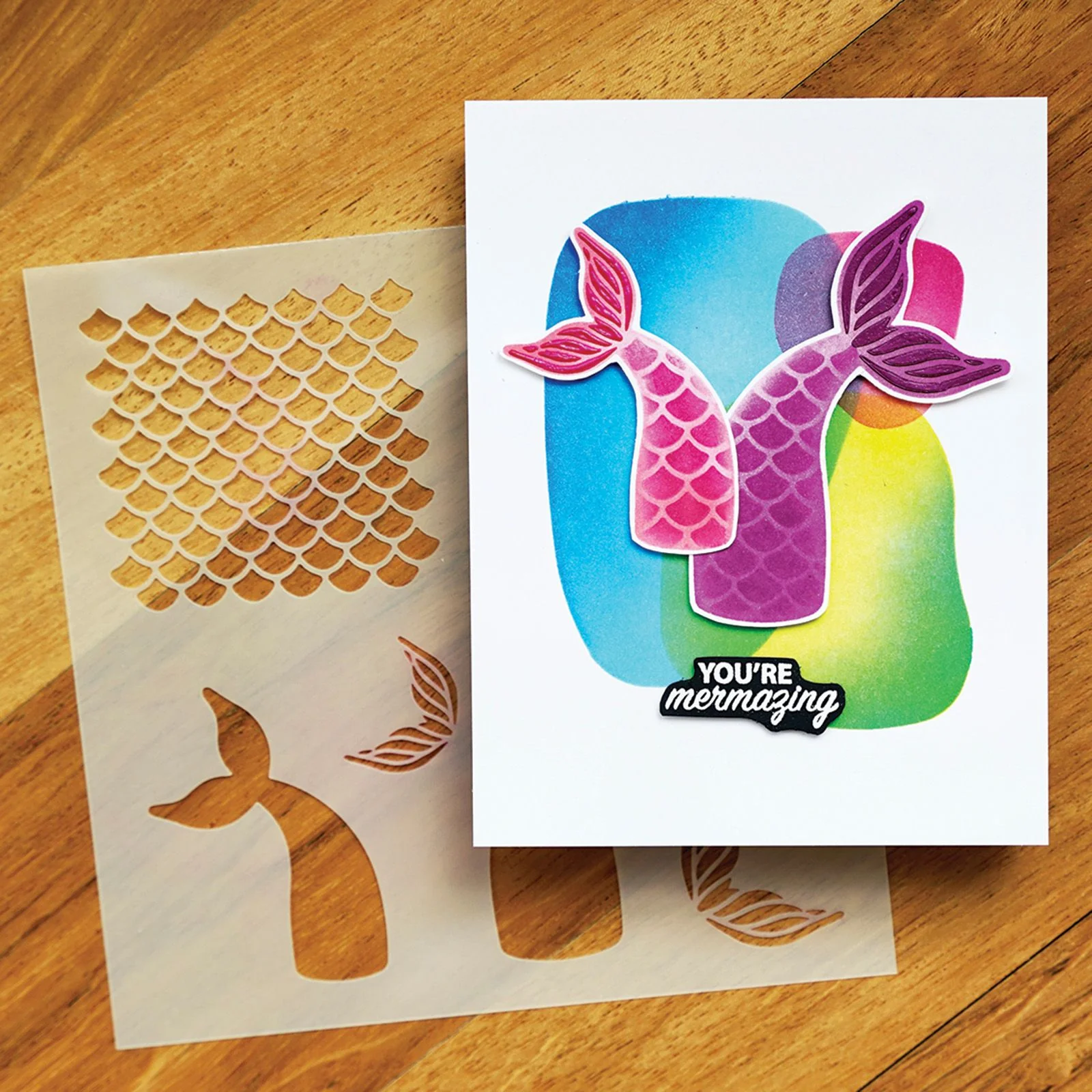 Ranger ink ranger • simon hurley create. stencil mermaid maker - Image 2