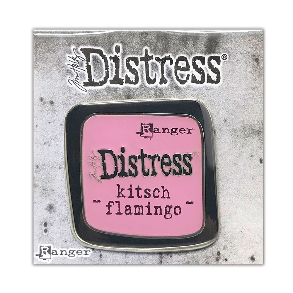 Ranger ink ranger • tim holtz distress enamel pin kitsch flamingo - Image 2