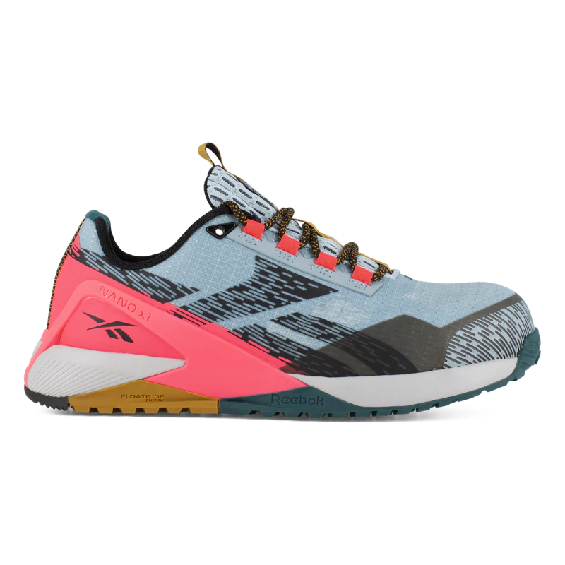 Reebok werkschoen nano ib382 s1ps | blauw roze | maat 38 - 690774734876