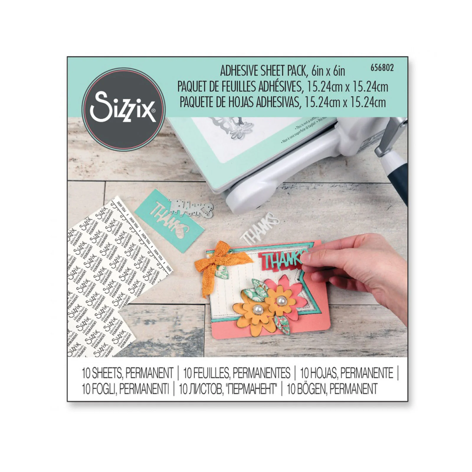 Sizzix • self-adhesive sheets 15x15cm - Image 2