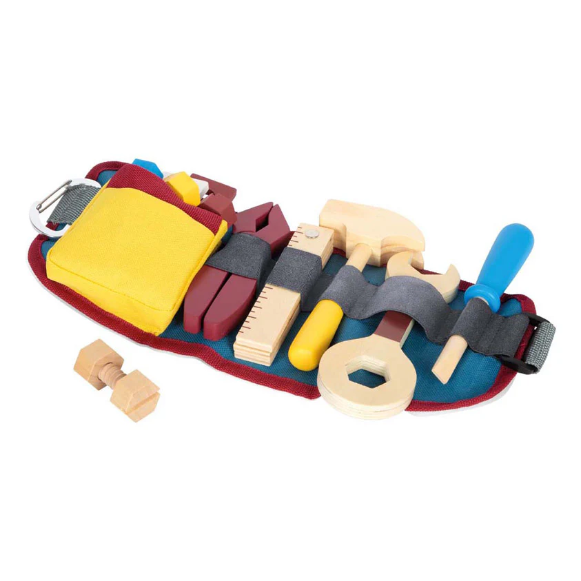 Small foot houten gereedschap met riem - Image 4