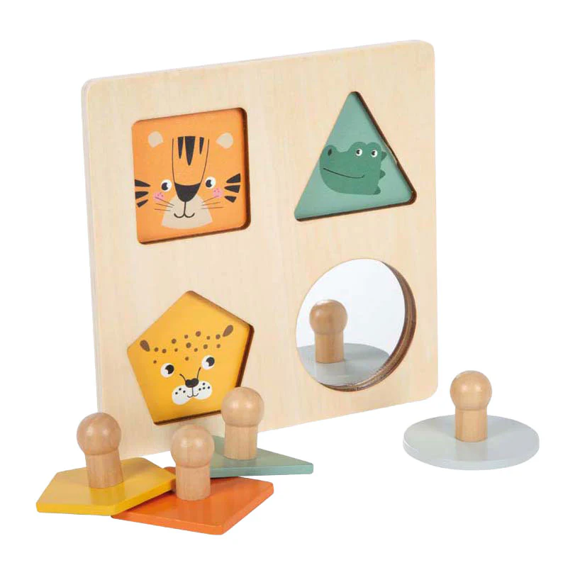 Small foot - houten vormen montessori puzzel fsc - Image 3