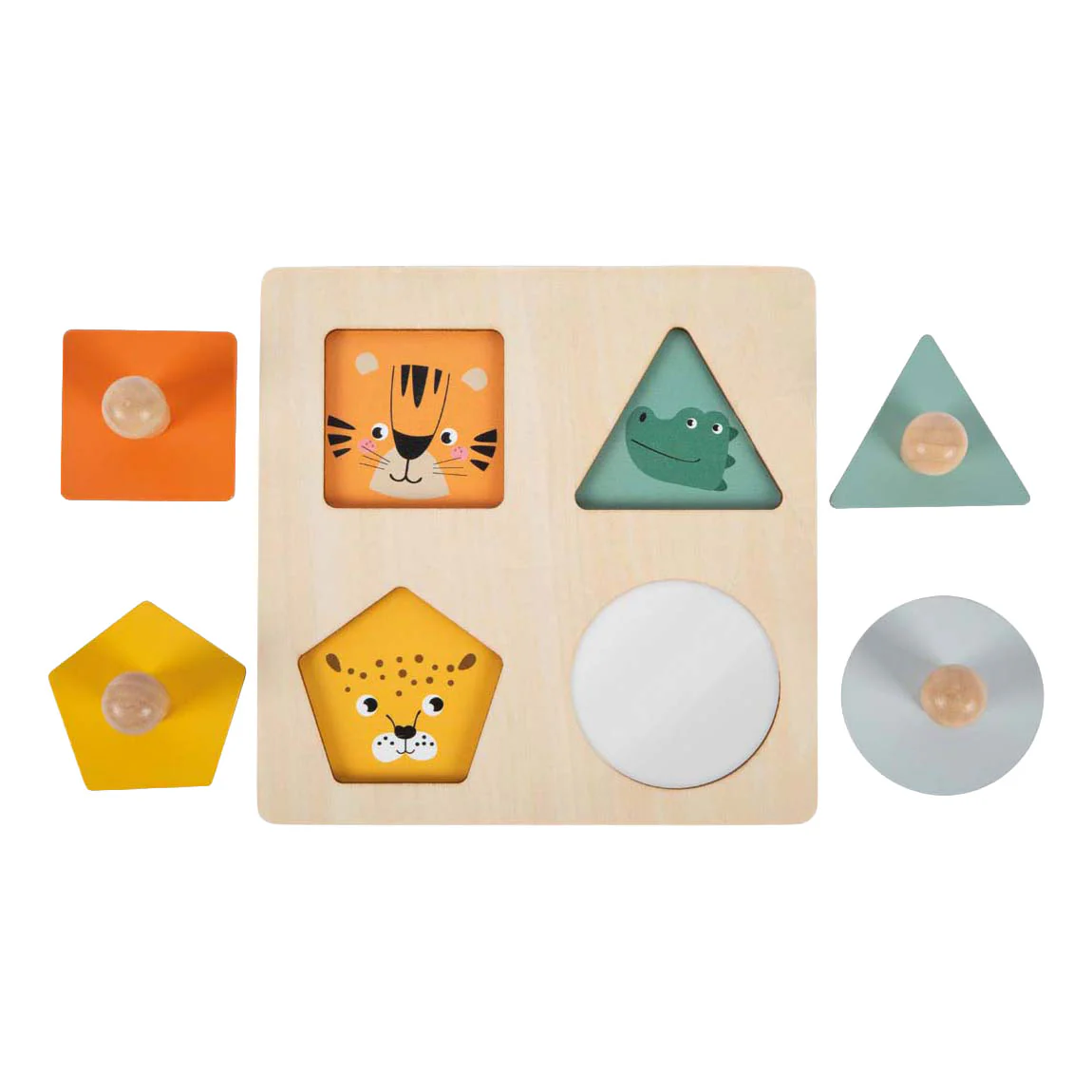 Small foot - houten vormen montessori puzzel fsc - Image 4