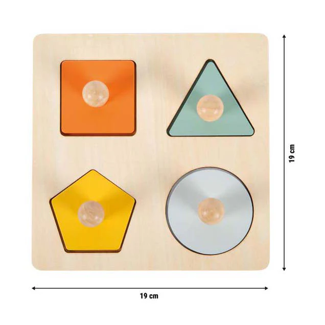 Small foot - houten vormen montessori puzzel fsc - Image 5