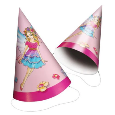Susy-card feesthoeden met elastiek elfje 15 cm 6 stuks | 24 stuks - Image 2