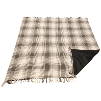 Take a plaid polyback picknickplaid groen wit 160 x 160 cm | 10 stuks - Image 2