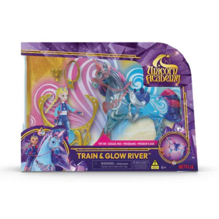Unicorn academy train and glow river
