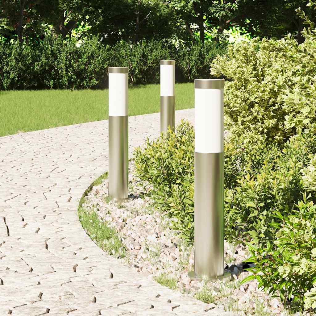 Vidaxl bolderverlichting 3 stuks 50 cm rvs ip44 - Image 3