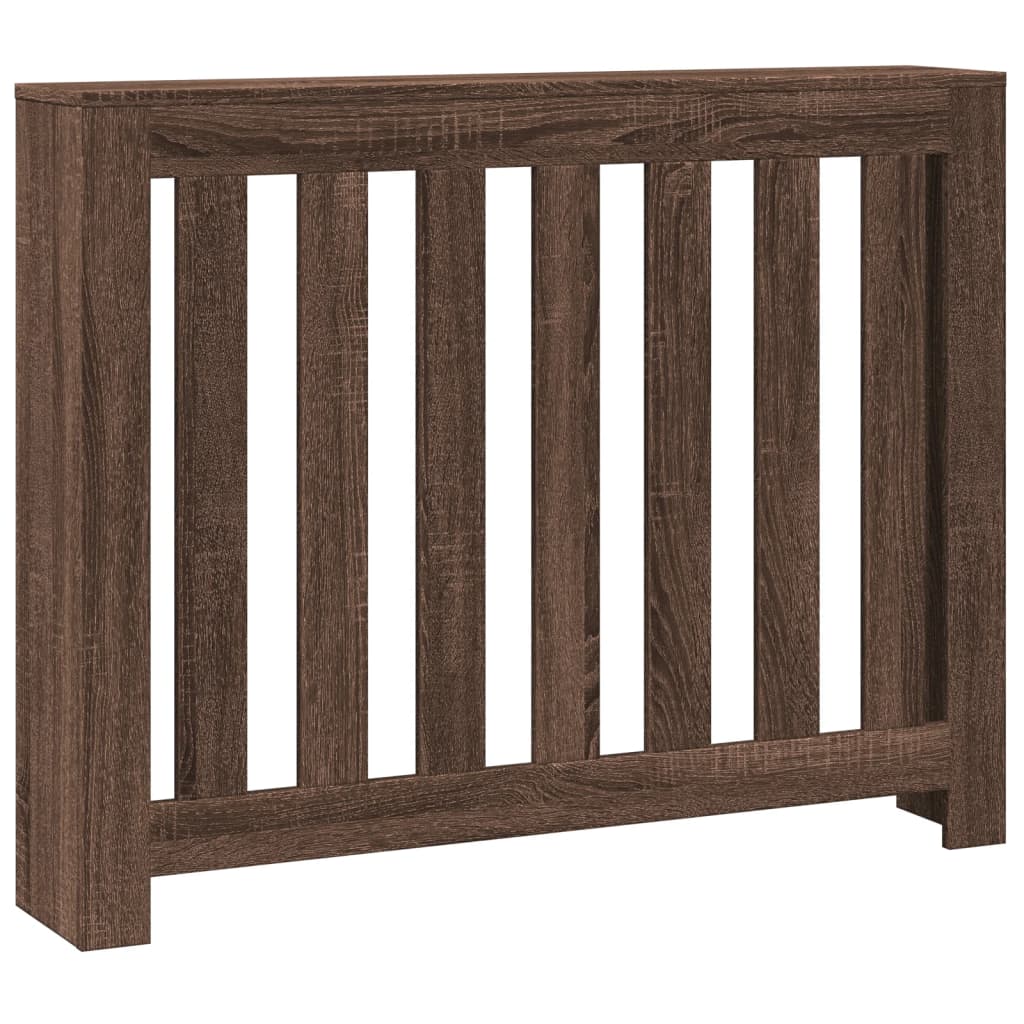 Vidaxl radiatorombouw 104x20x82 cm bewerkt hout bruin eikenkleurig - Image 2