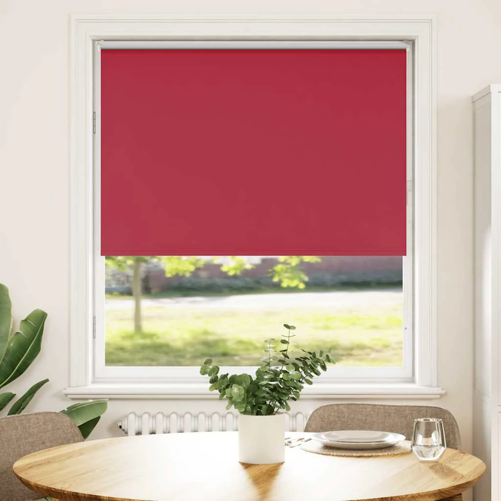 Vidaxl rolgordijn verduisterend 100x175 cm stofbreedte 95,7 cm rood