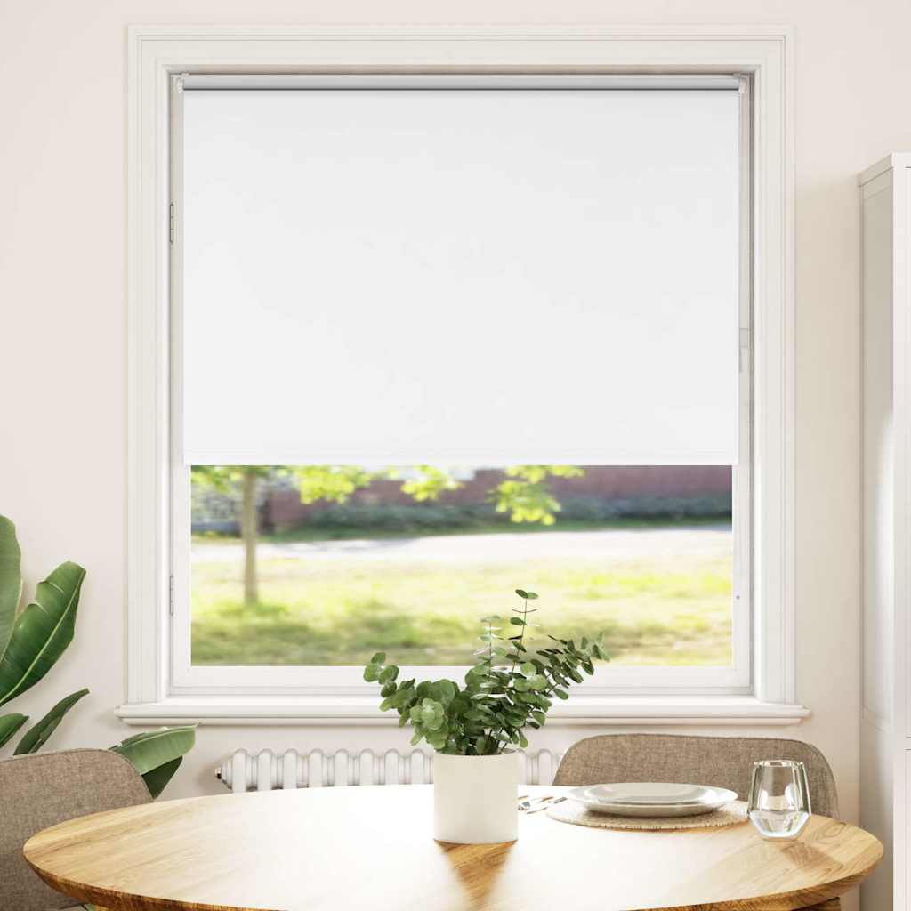 Vidaxl rolgordijn verduisterend 115x150 cm stofbreedte 110,7 cm wit - Image 2