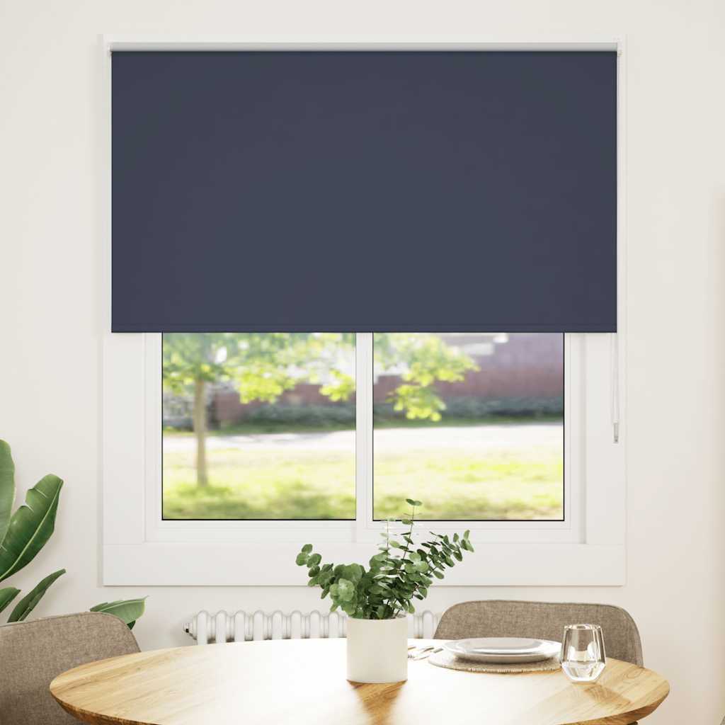 Vidaxl rolgordijn verduisterend 120x130 cm stofbreedte 116,6 cm blauw - Image 2